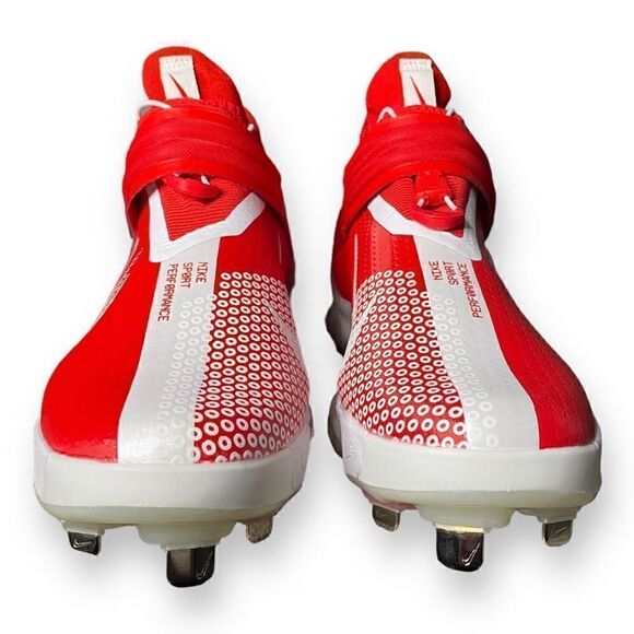 Nike Force Zoom Trout 7 Baseball Cleats Red White Mens size 10 DC9904-602 New - Picture 3 of 7